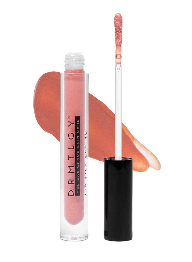 DRMTLGY Lip Silk SPF 40, Soft – Tinted Lip Balm & Lip Oil with Mineral Sunscreen, Hydrating Lip Care with SPF, Non-Sticky Lip Gloss for Women, Moisturizing Lip Tint, Skin Care Stick - Image 1